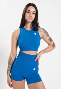 Gorilla Wear Olivia Seamless Crop Top - Blue