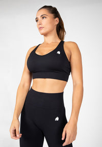 Gorilla Wear Hilton Seamless Sports Bra - Black