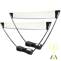 VirtuFit 2-in-1 Portable Badminton and Tennis set