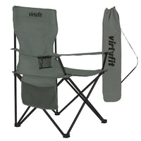 VirtuFit Foldable Camping Chair - Grey