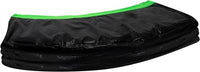 VirtuFit Trampoline Protective Edge - Black / Green - 15 mm thick
