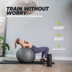 VirtuFit Anti-Burst Exercise Ball Pro - Black - 75 cm