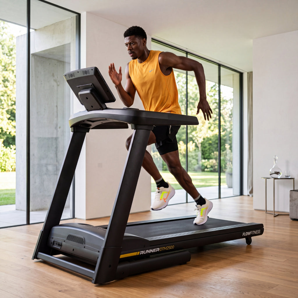 Flow Fitness DTM2500s - Treadmill - Touchscreen