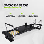VirtuFit Pilates Reformer - Foldable - Black