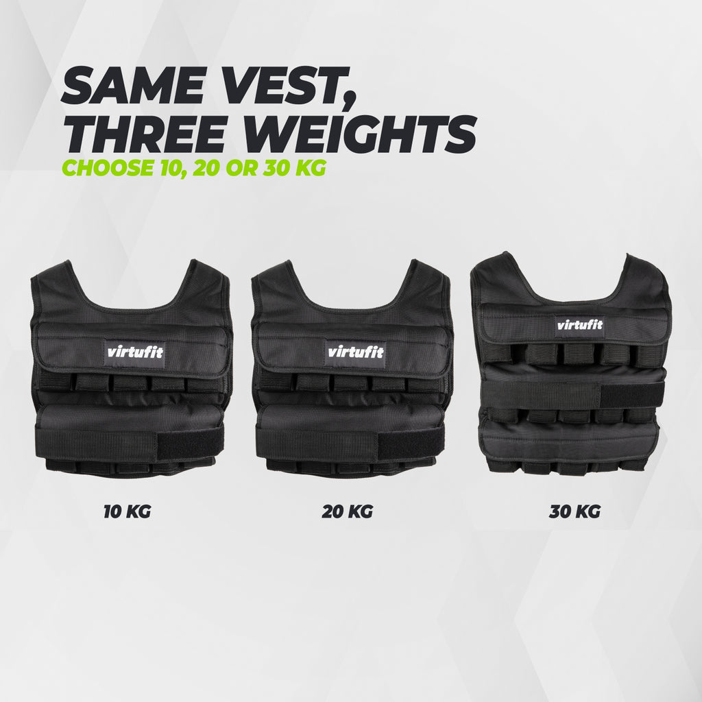 VirtuFit Adjustable Weigth Vest Pro - 20 kg