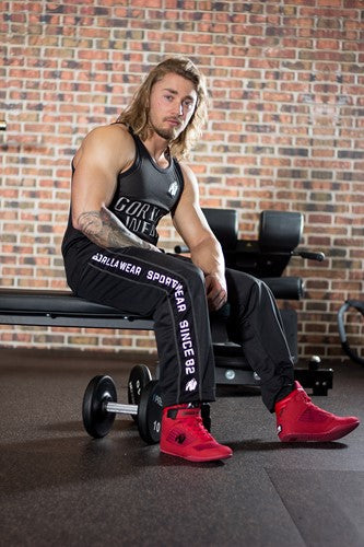 Functional Mesh Pants - Black/Red