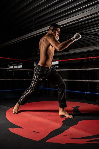 Functional Mesh Pants - Black/Red