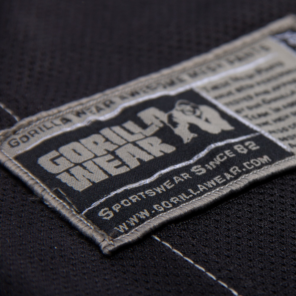 Logo Mesh Pants - Black