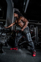 Logo Mesh Pants - Black