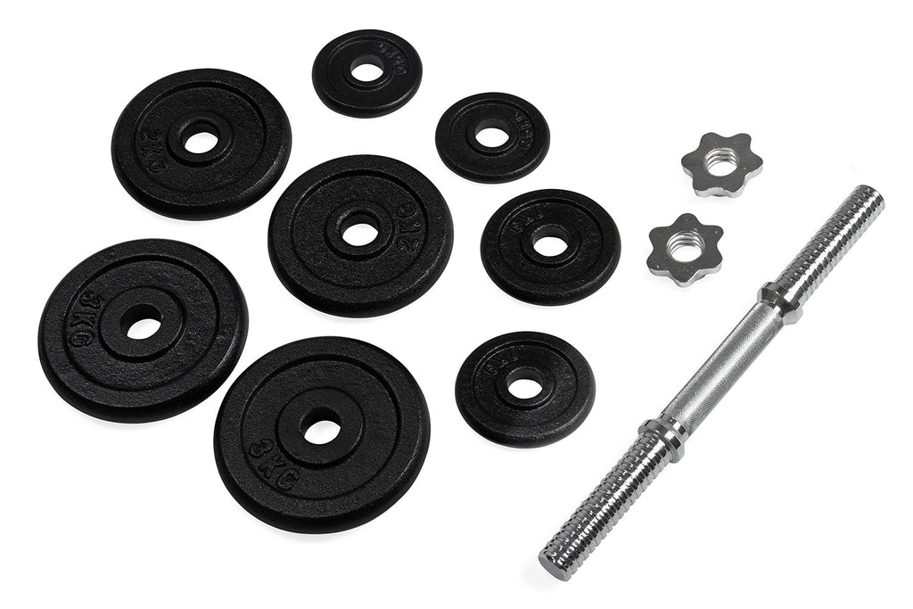 VirtuFit Adjustable Dumbbellset Pro - Cast Iron - 1 x 15 kg