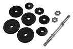 VirtuFit Adjustable Dumbbellset Pro - Cast Iron - 1 x 15 kg