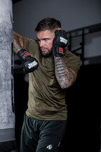 Berea MMA Gloves (Without Thumb) - Black/White