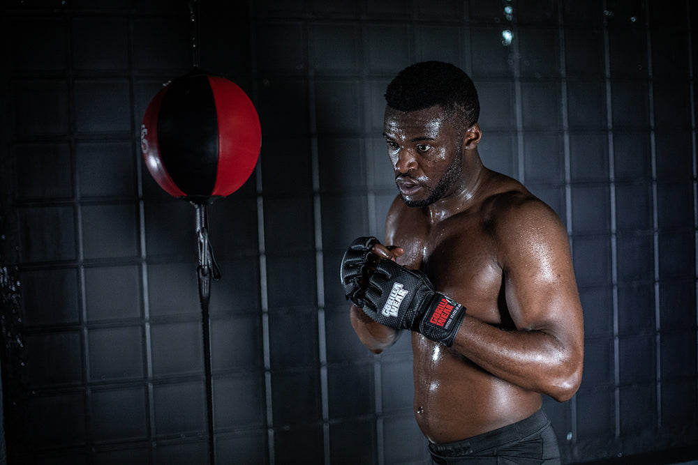 Berea MMA Gloves (Without Thumb) - Black/White