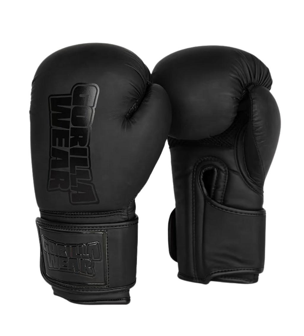 Gorilla Wear Kodiak Boxing Gloves - Black