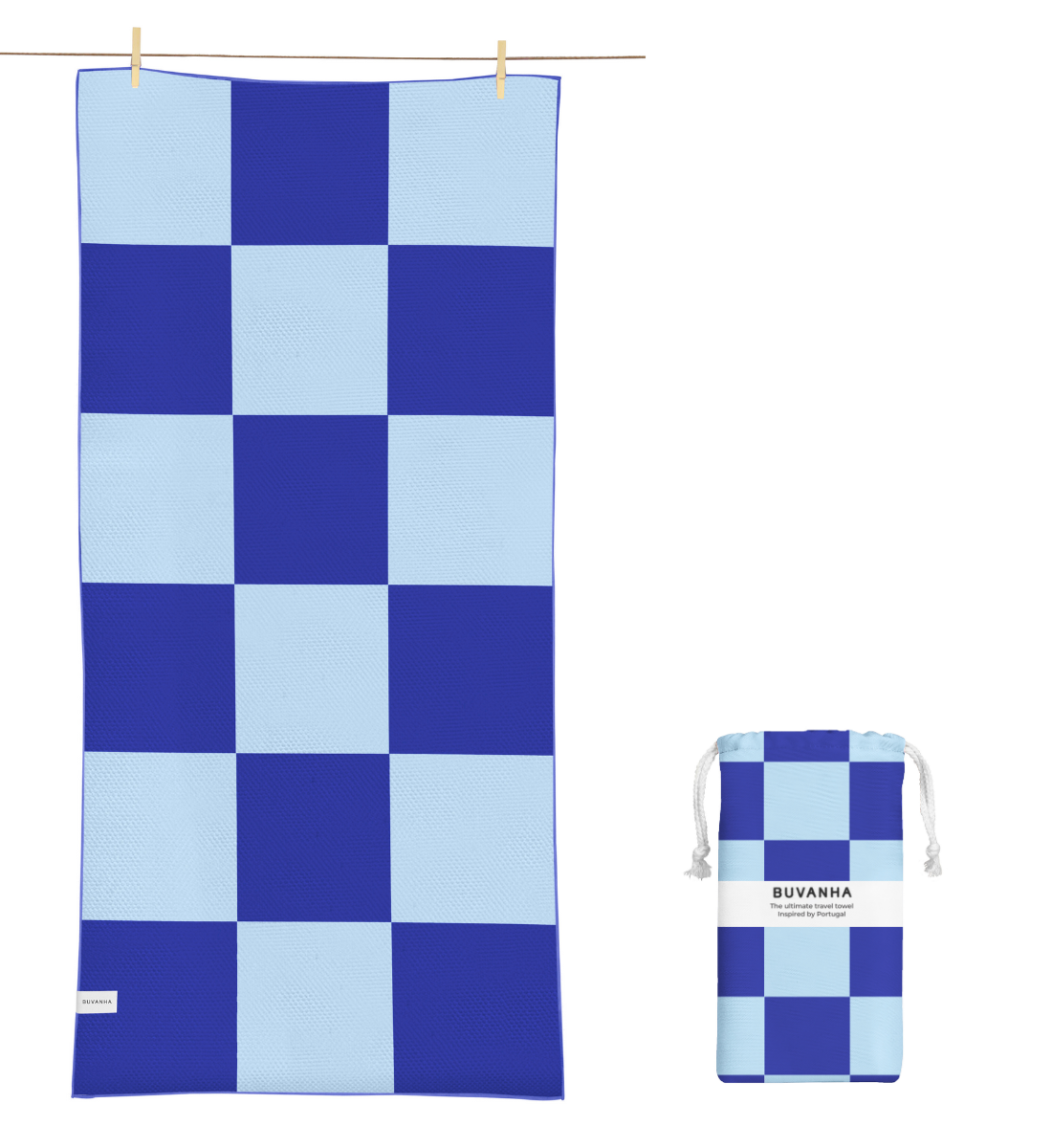 Buvanha Travel Towel Portugal 02 - 200 x 90 cm