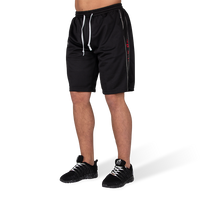 Functional Mesh Shorts - Black/Red