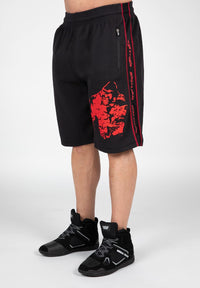 Buffalo Old School Workout Shorts - Black/Red