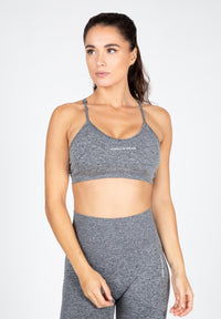 Gorilla Wear Quincy Seamless Sports Bra - Grey