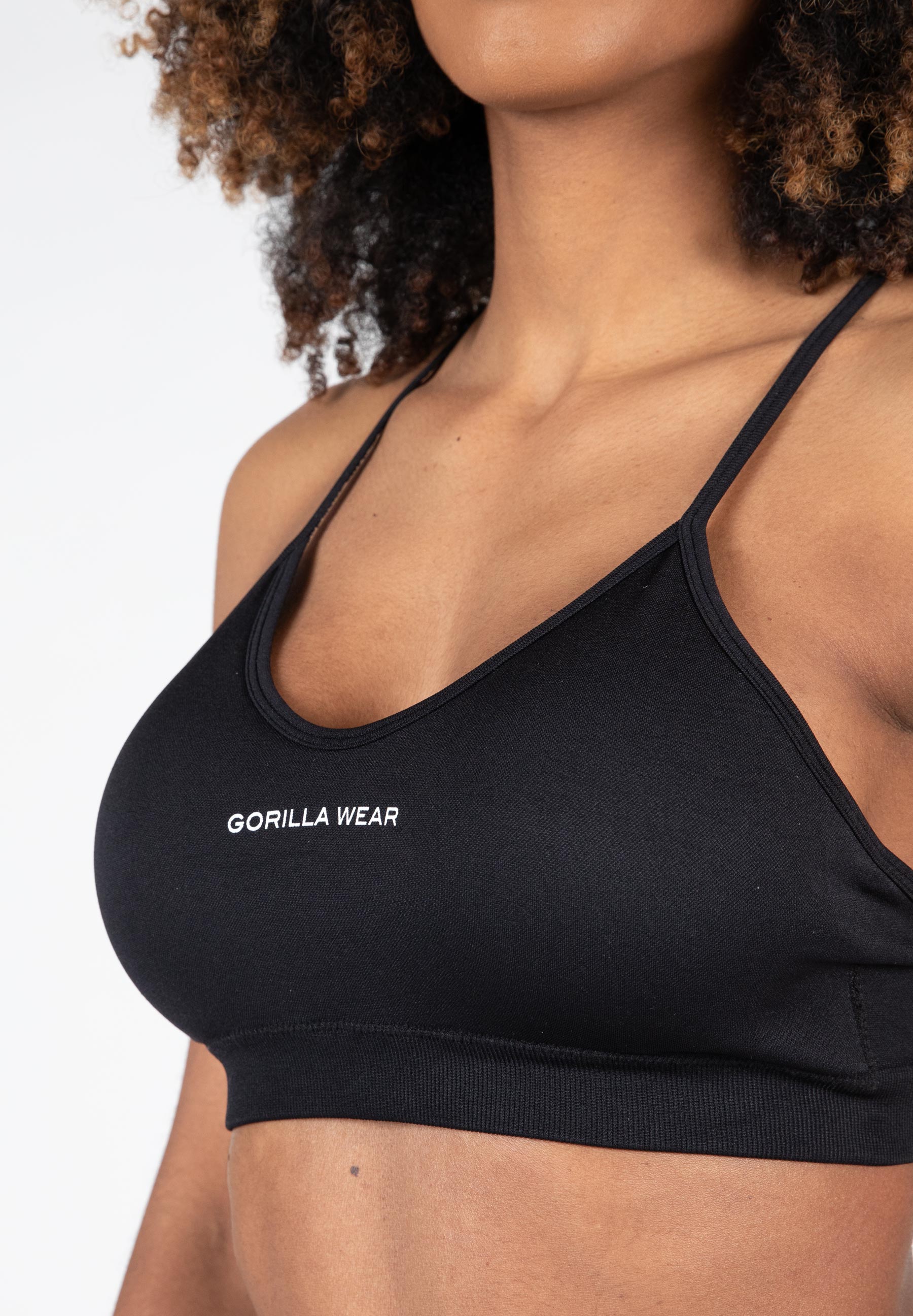 Gorilla Wear Quincy Seamless Sports Bra - Black