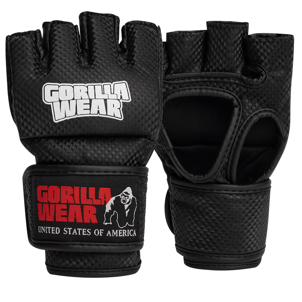 Berea MMA Gloves (Without Thumb) - Black/White