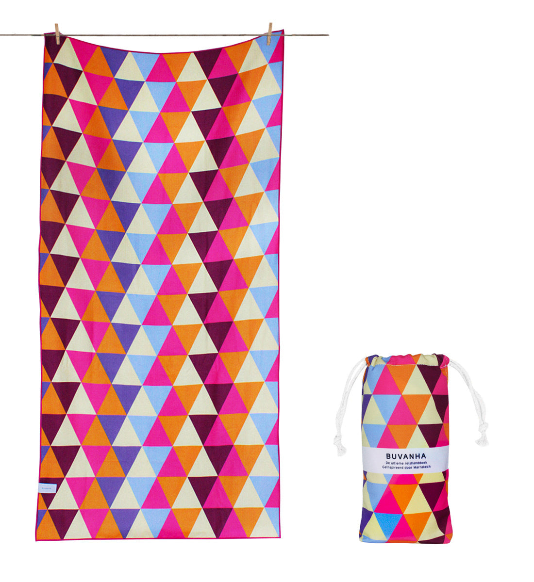 Buvanha Reishanddoek Marrakech - 200 x 90 cm