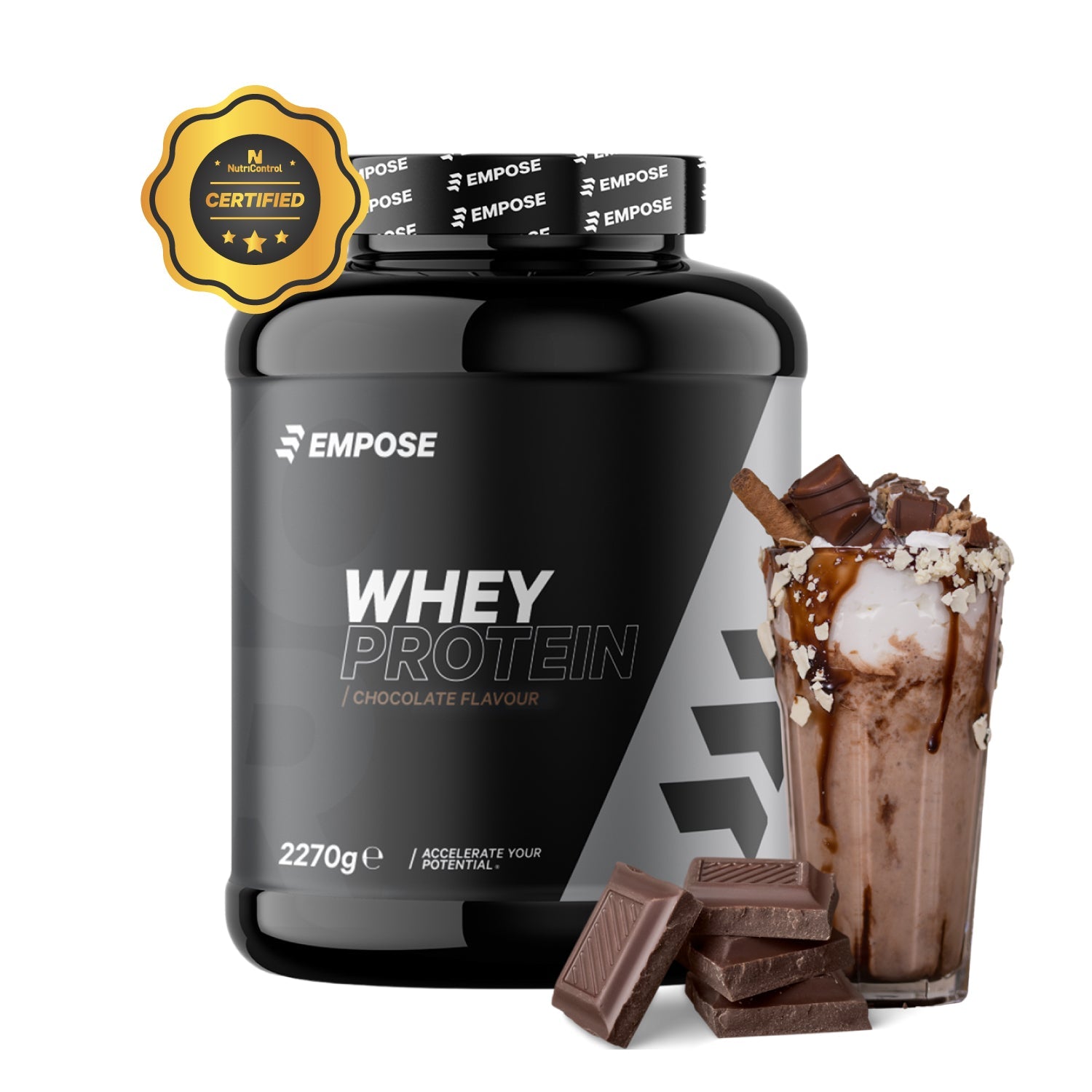Empose Nutrition Whey Protein - Chocolate - 2270 gram