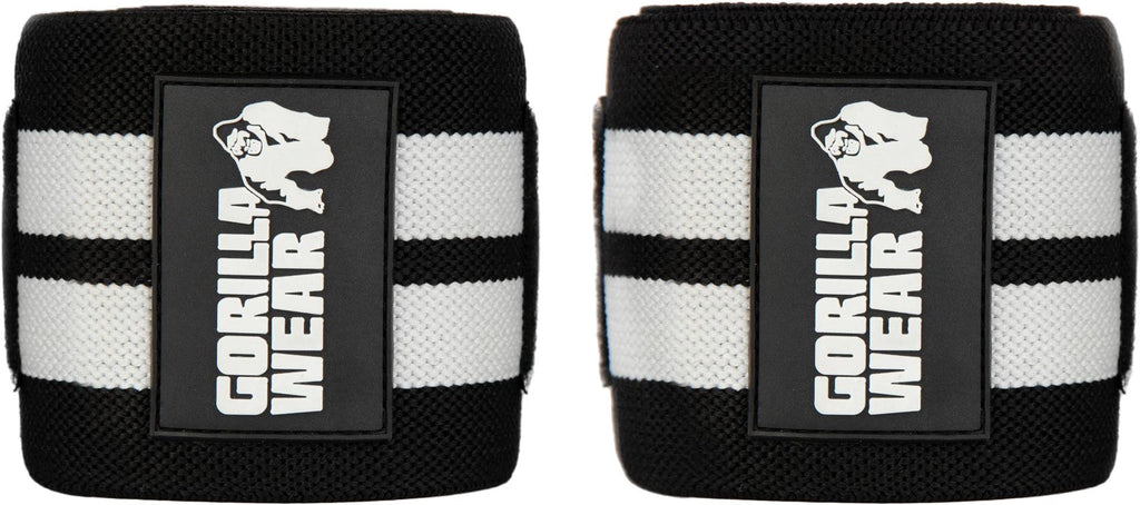 Gorilla Wear Elbow Wraps - Black/White