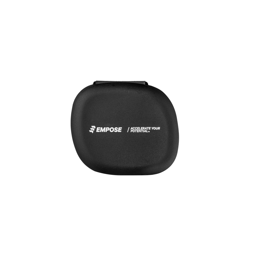 Empose Nutrition Pillbox - Pill box for supplements - Black