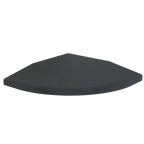 Flow Fitness Corner Profile Rubber Tile - 20 x 20 x 2 cm