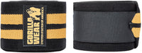 Gorilla Wear Knee Wraps - Black/Gold