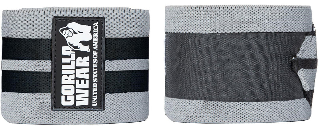 Gorilla Wear Knee Wraps - Grey/Black