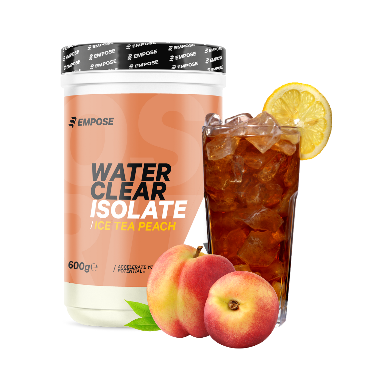 Empose Nutrition Water Clear Isolate - Protein Lemonade - 600 gr - Ice Tea Peach
