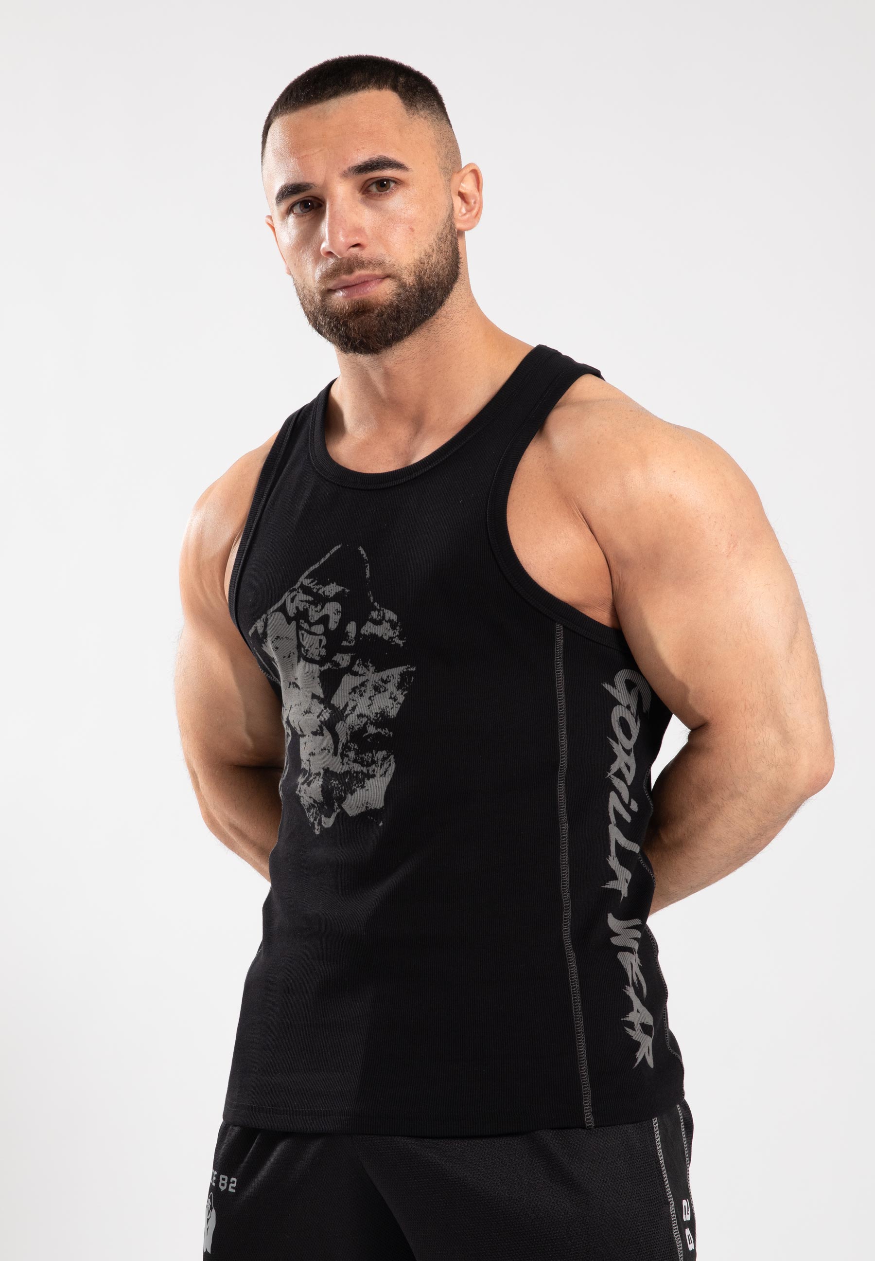 Gorilla Wear Monterey Tank Top - Black/Gray