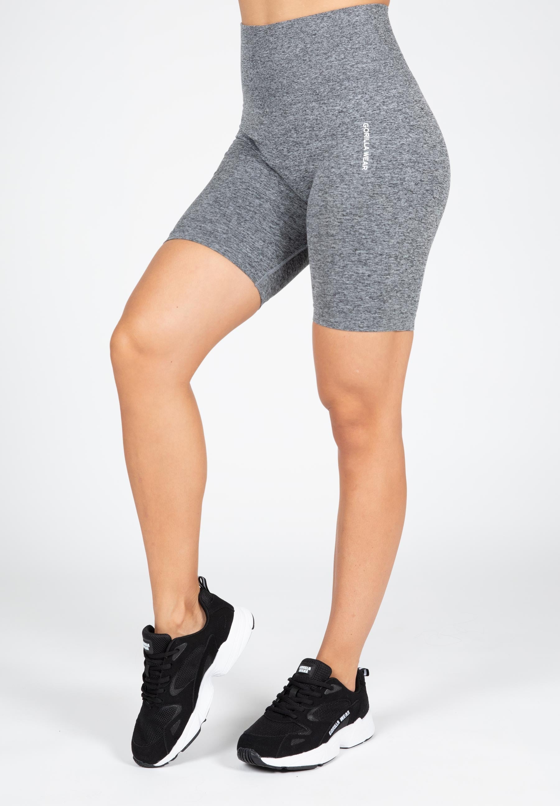 Gorilla Wear Quincy Seamless Cycling Shorts - Grey