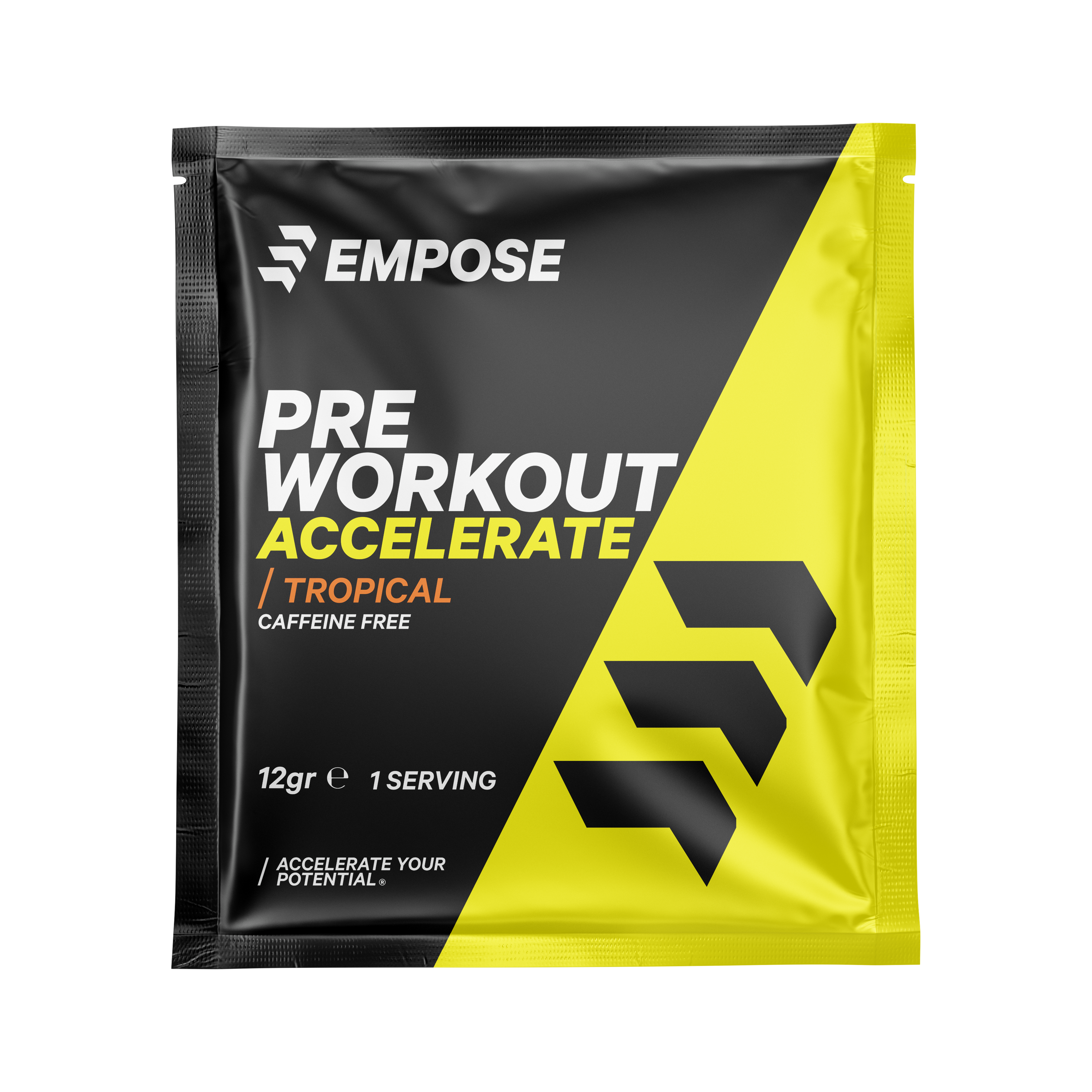 Empose Nutrition Pre-Workout - Cafe�ne free - Tropical - Sample - 12 gram