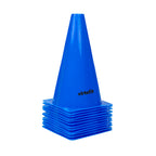VirtuFit Cones Set - 23 cm - 12 Pieces - Blue