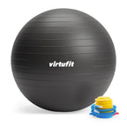 VirtuFit Anti-Burst Exercise Ball Pro - Black - 65 cm