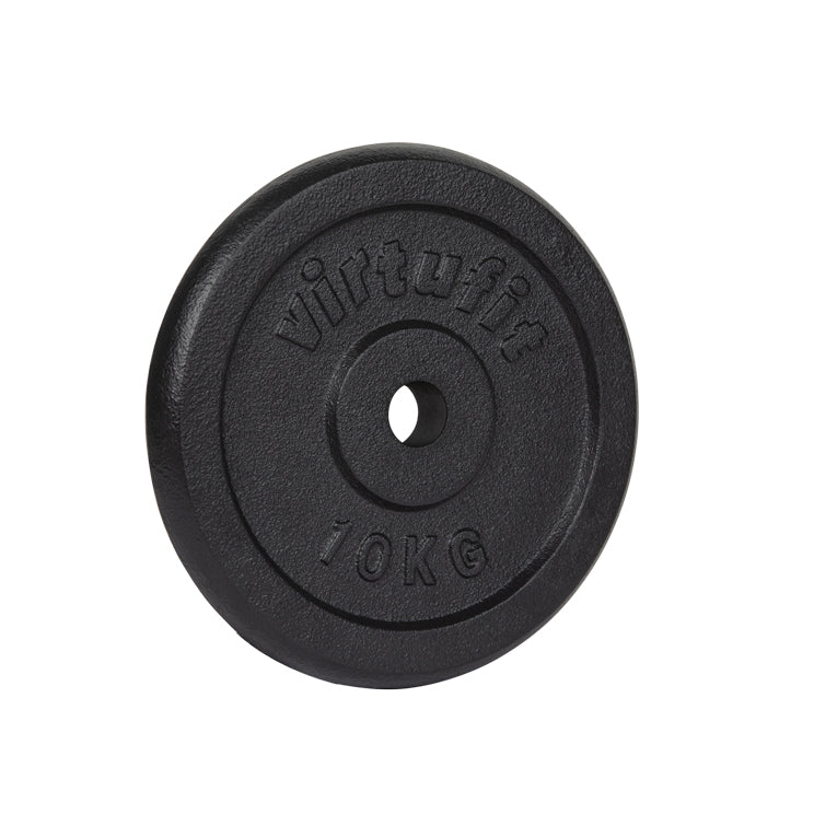 VirtuFit Cast Iron Weight Plate 30 mm - 10 kg - Black