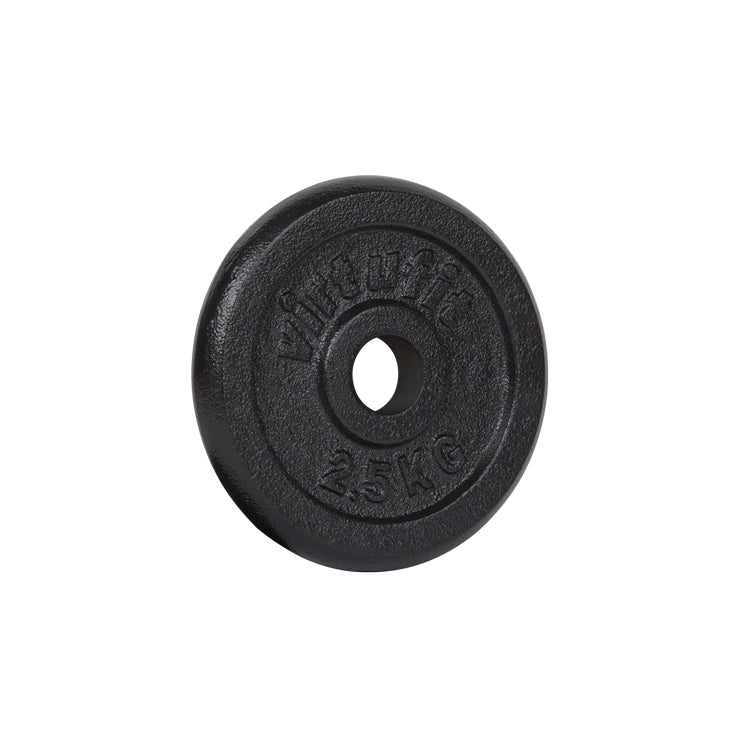 VirtuFit Cast Iron Weight Plate 29 mm - 2,5 kg - Black