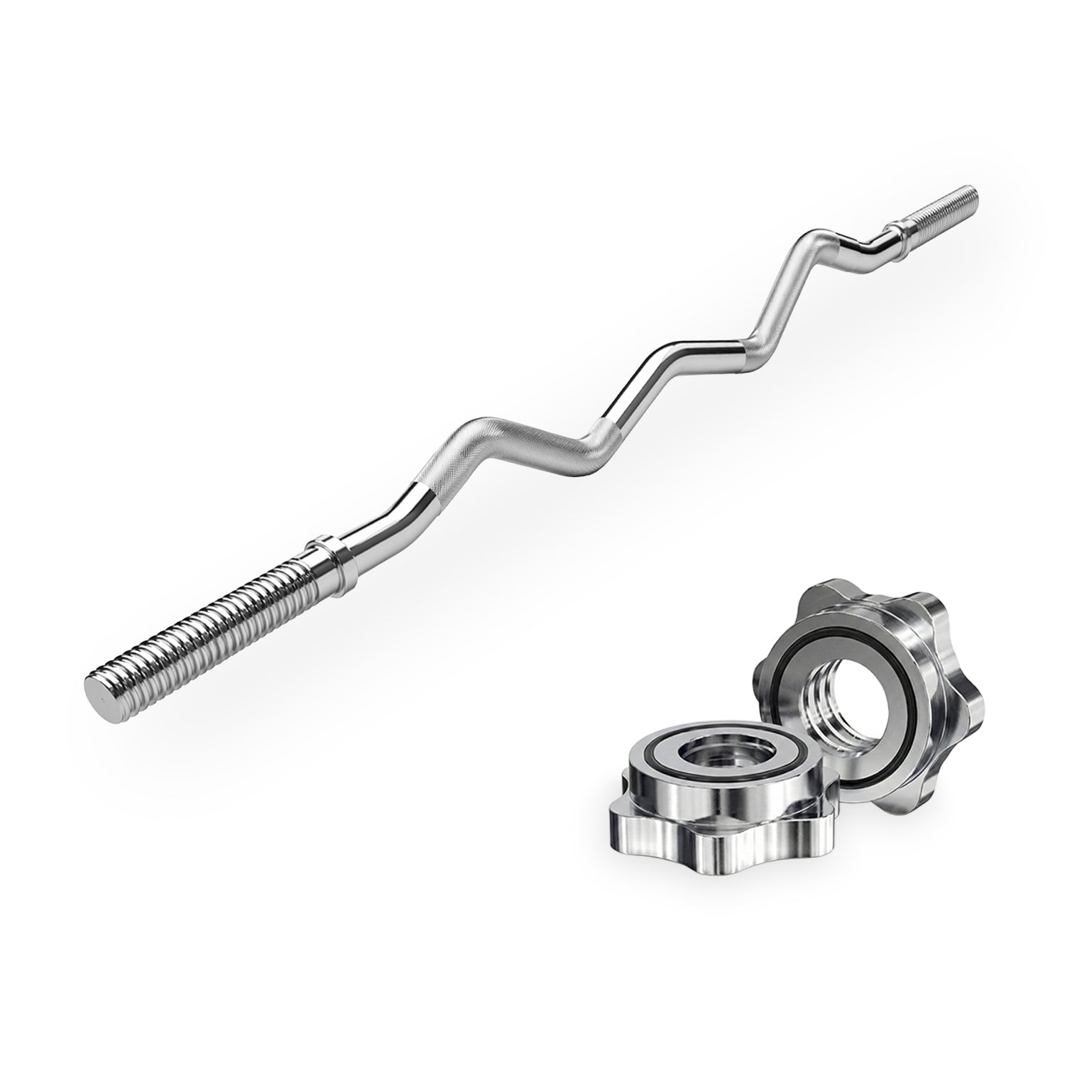 VirtuFit Curl Bar - EZ Barbell - 120 cm - Screw - 30 mm