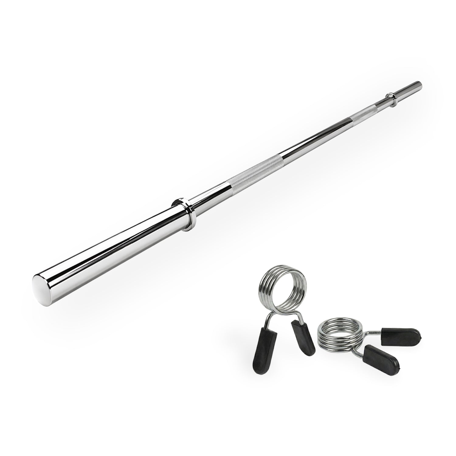 VirtuFit Barbell bar - 120 cm - Spring Collars - 30 mm