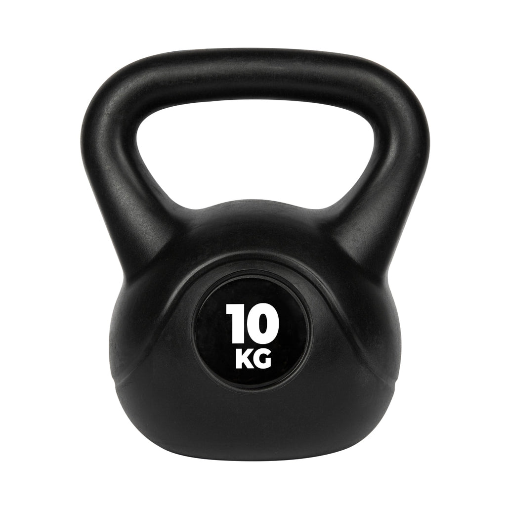 VirtuFit PVC Kettlebell - 10 kg - Black