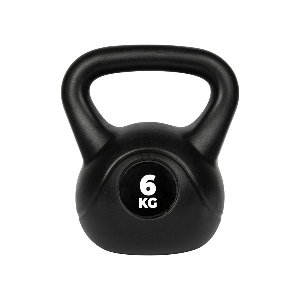 VirtuFit PVC Kettlebell - 6 kg - Black
