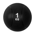 VirtuFit Medicine Ball Pro - 1 kg - Rubber - Black
