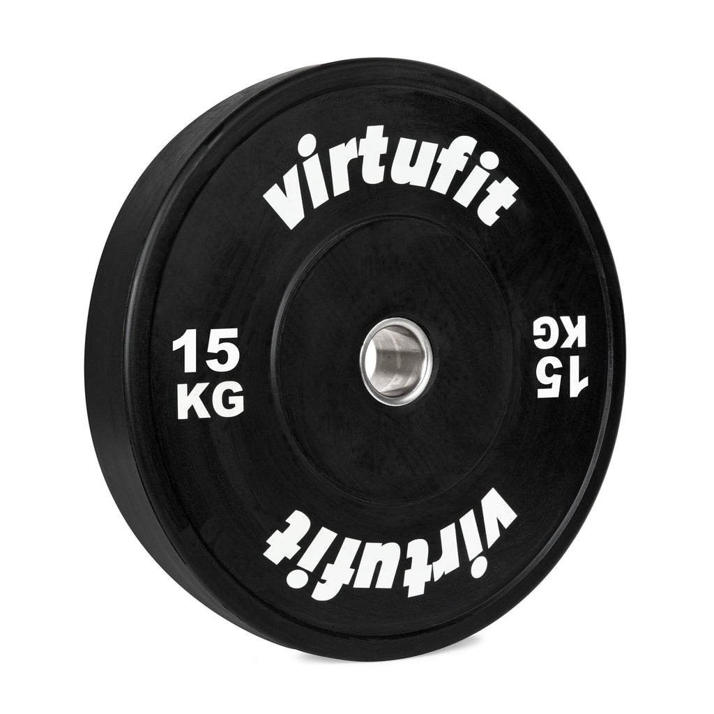 VirtuFit Bumper Plate - Olympic Rubber Weight Plate - 50 mm - 15 kg