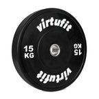 VirtuFit Bumper Plate - Olympic Rubber Weight Plate - 50 mm - 15 kg