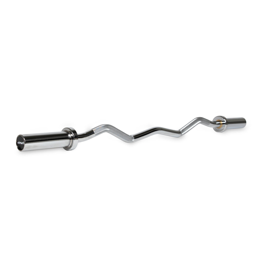 VirtuFit Olympic EZ Curl Bar - Barbell - 120 cm