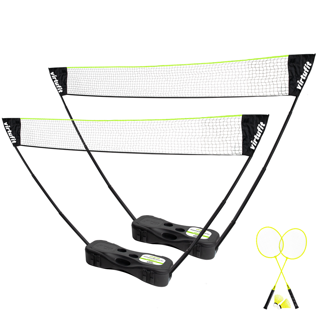VirtuFit 2-in-1 Portable Badminton and Tennis set