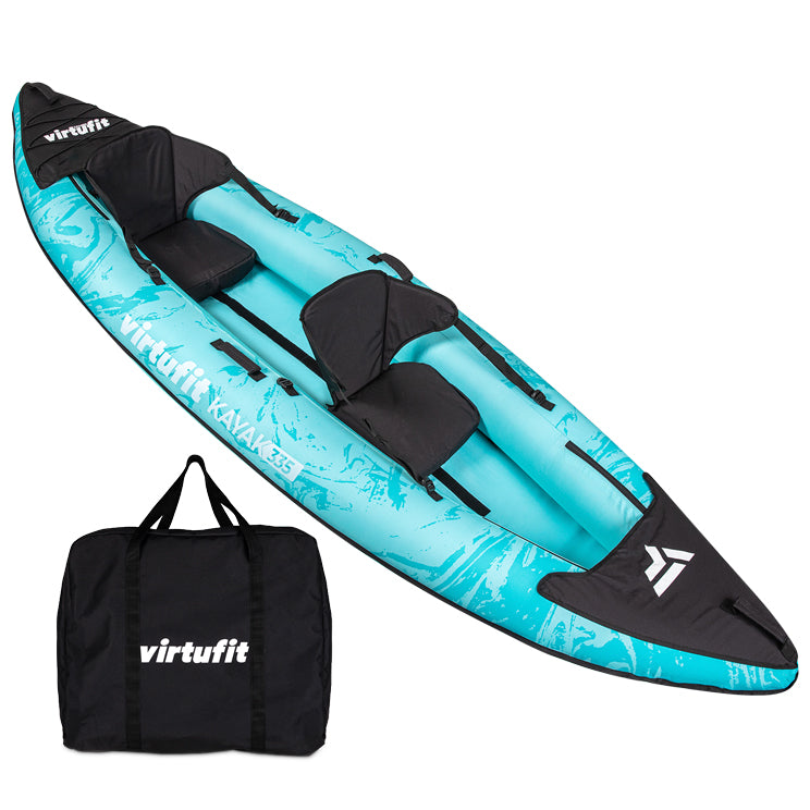 VirtuFit Kayak 335 - Turquoise - With Kayak seats and carrying bag
