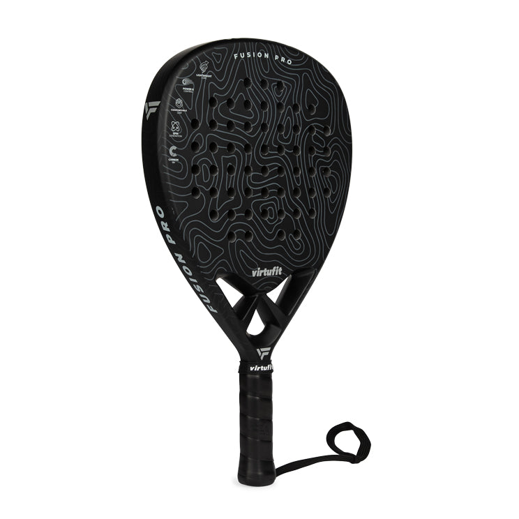 VirtuFit Fusion Pro Padel Racket - Black- Grey